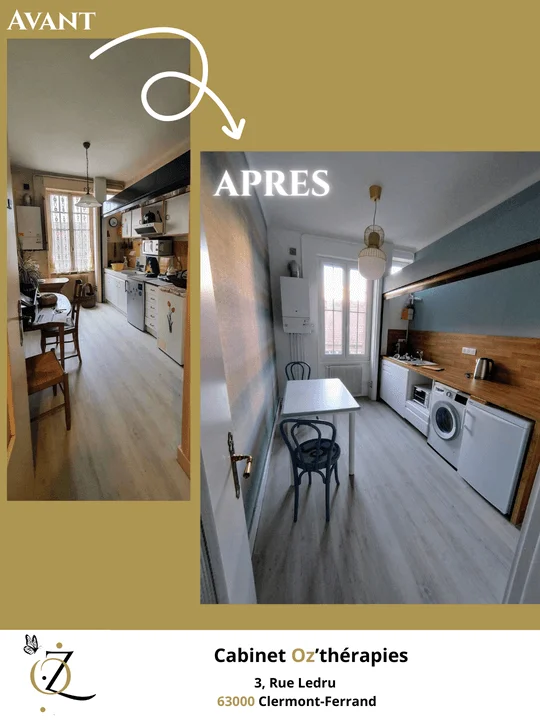 6 1 1 - oztherapies.fr Cabinet Ozthérapies
3 Rue Ledru
63000 Clermont-Ferrand
Cédric Audebert Thérapeute Manuel
Christelle Portas Infirmière & Thérapeute holistique
Méthode Poyet, Fasciathérapie, Magnétisme, Energétique
#Oztherapies